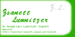 zsanett lumnitzer business card